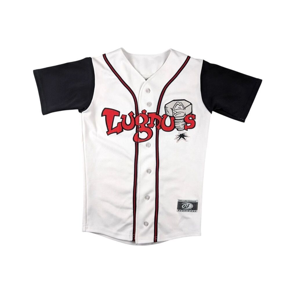 Lansing Lugnuts MiLB Baseball Jersey Stitched OT Sports Mens L